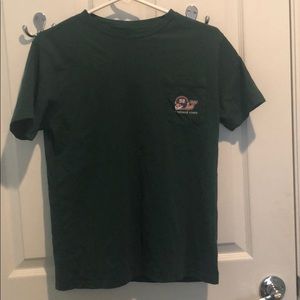 Green vineyard vines football shirt size L